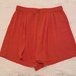 J crew orange pull in n tassel tie shorts S l1988
